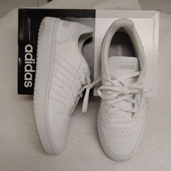 adidas hoops 2.0 white womens